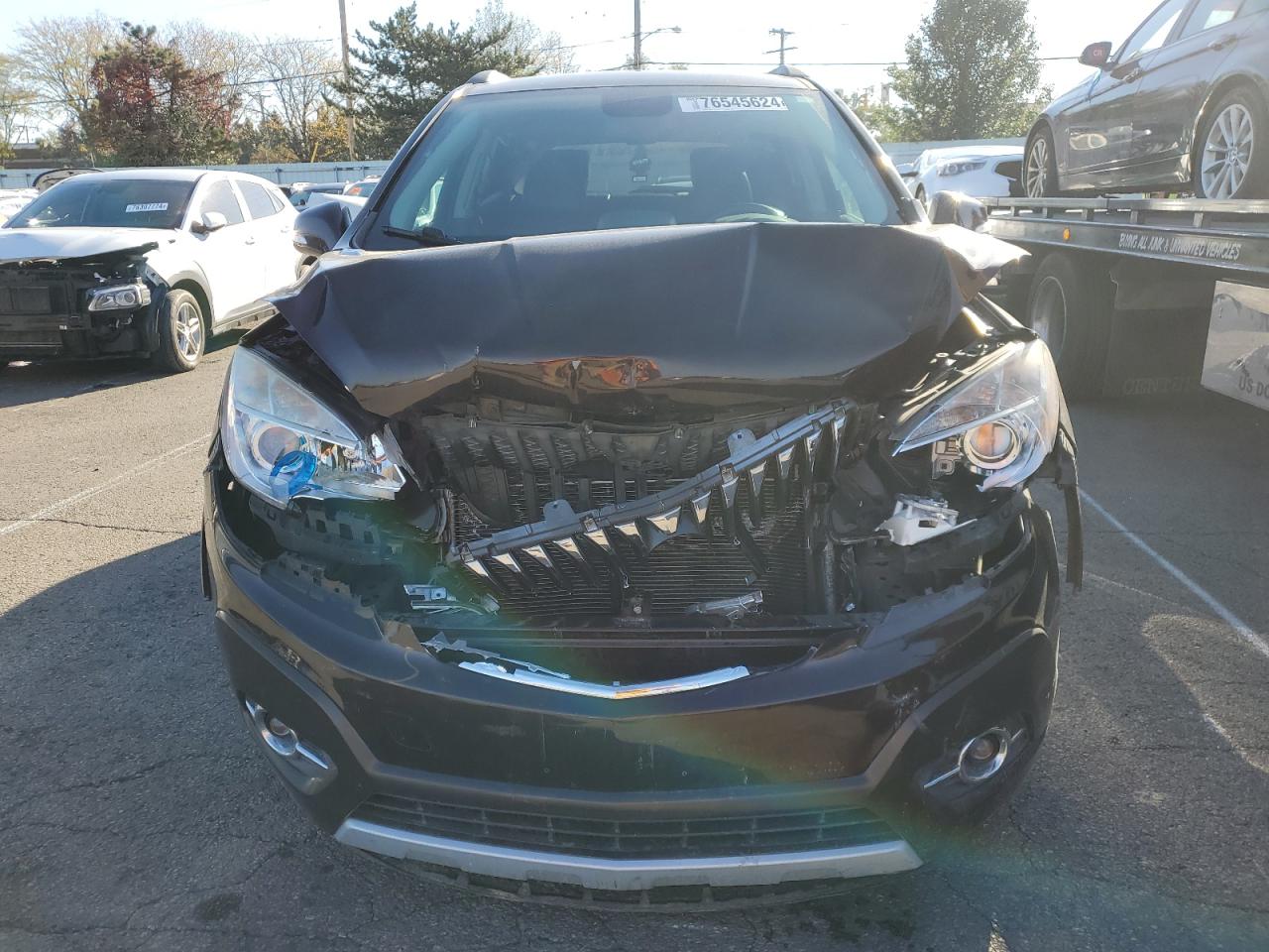 2015 Buick Encore VIN KL4CJFSB5FB134490 Copart auction photo, front end damage thumbnail 5