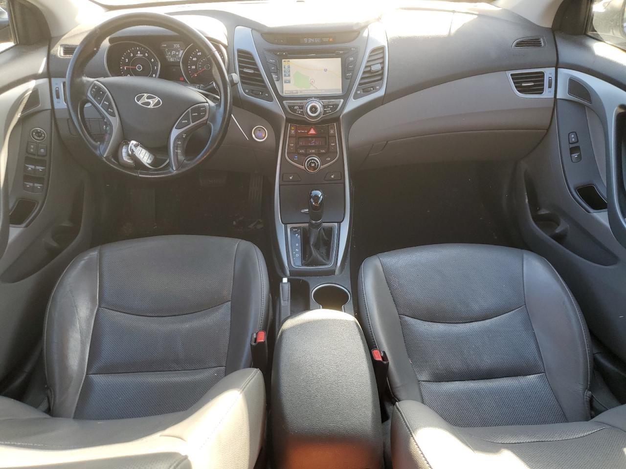 2015 Hyundai Elantra VIN 5NPDH4AE8FH582873 Copart auction photo, rear end / front end damage thumbnail 8