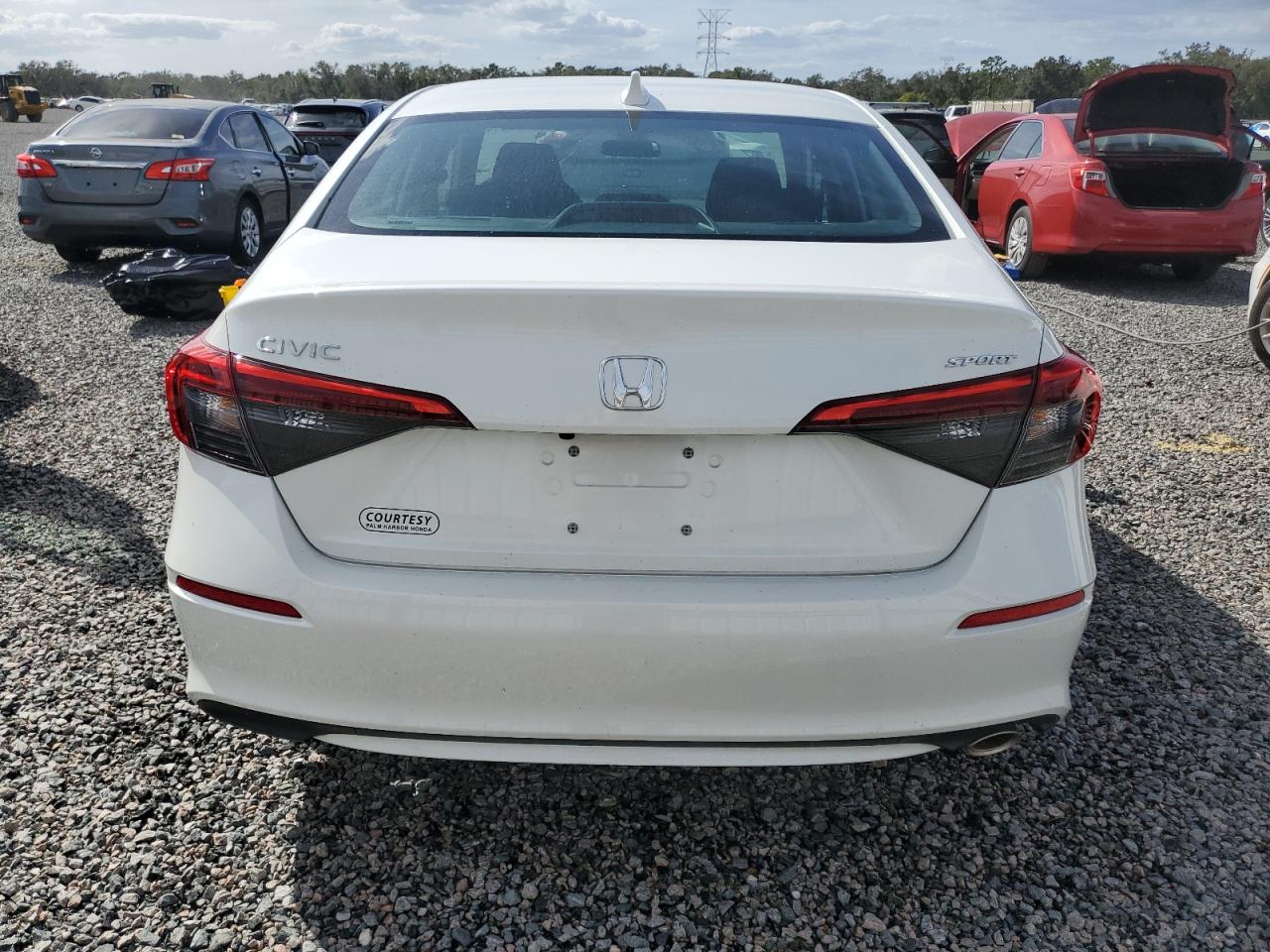2023 Honda Civic VIN 2HGFE2F53PH520775 Copart auction photo, water/flood / minor dent/scratches damage thumbnail 6