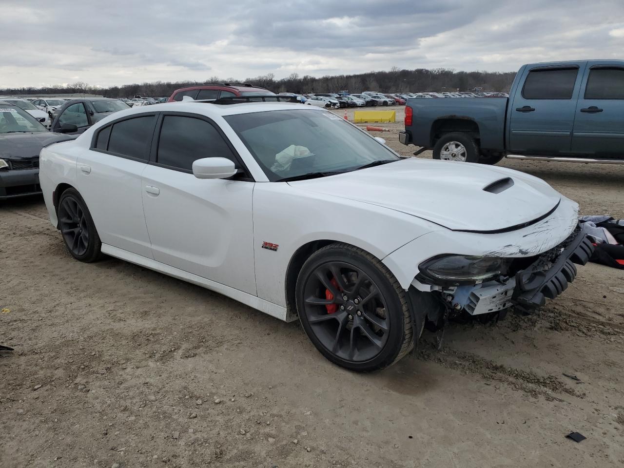 2020 Dodge Charger VIN 2C3CDXGJ9LH231959 Copart auction photo, undercarriage / front end damage thumbnail 4
