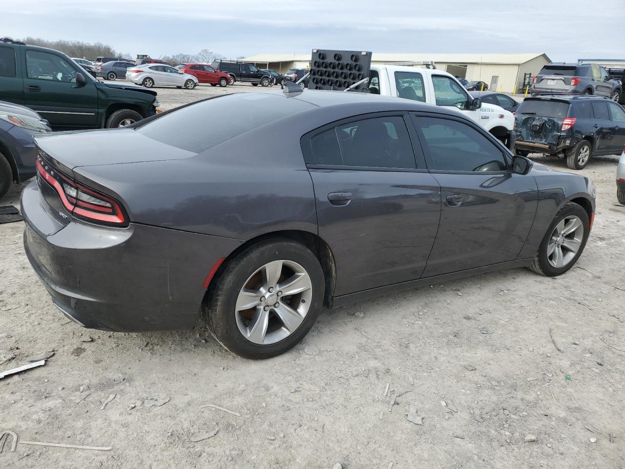 2017 Dodge Charger VIN 2C3CDXHG6HH528066 Copart auction photo, side / rear end damage thumbnail 3