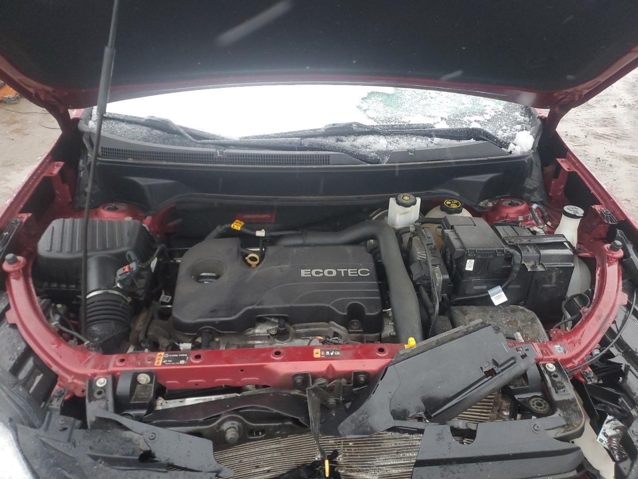 2019 Chevrolet Equinox VIN 2GNAXUEV9K6103091 Copart auction photo, front end / mechanical damage thumbnail 14