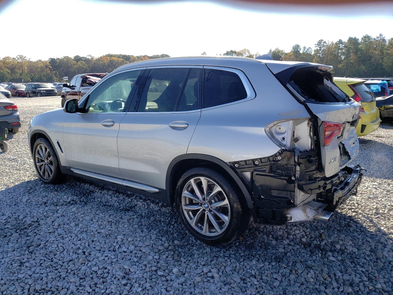 2019 BMW X3 VIN 5UXTR7C52KLE96229 Copart auction photo, rear end damage thumbnail 2