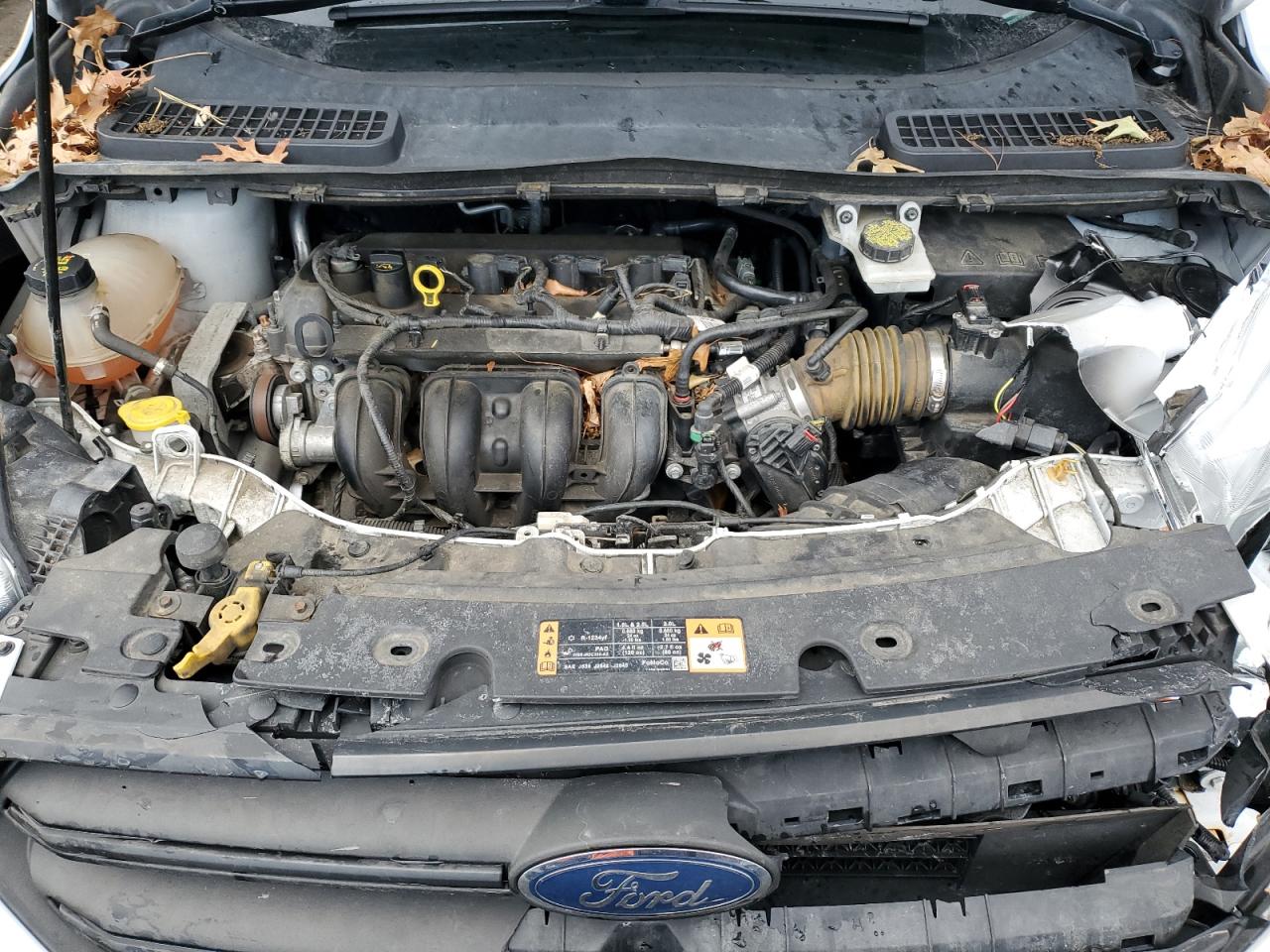 2017 Ford Escape VIN 1FMCU0F75HUA44291 Copart auction photo, front end / side damage thumbnail 12