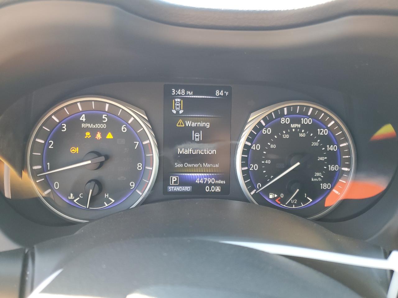 2018 Infiniti Q60 VIN JN1FV7EL4JM631323 Copart auction photo, front end damage thumbnail 9