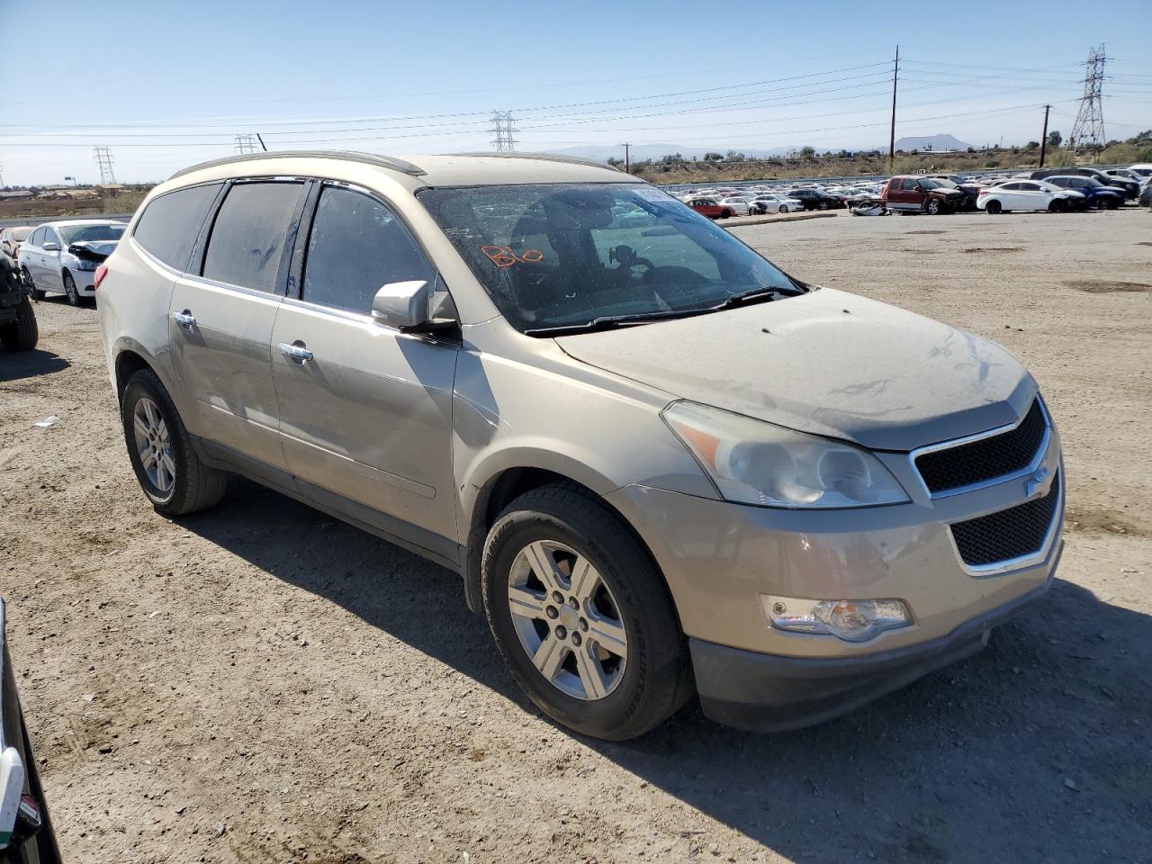 2010 Chevrolet Traverse VIN 1GNLVFED8AJ205663 Copart auction photo, rear end damage thumbnail 4