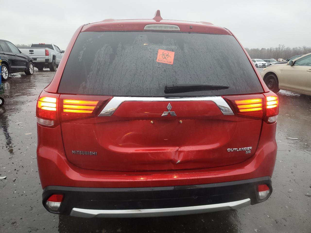 2018 Mitsubishi Outlander VIN JA4AD3A36JZ040917 Copart auction photo, rear end / front end damage thumbnail 6