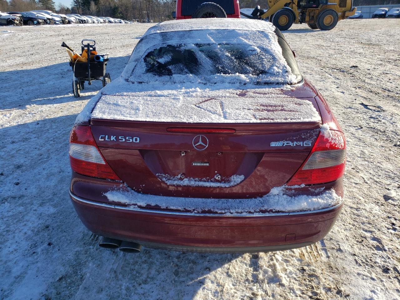 2007 Mercedes-Benz CLK-klasse VIN WDBTK72F77T081510 Copart auction photo, front end damage thumbnail 6