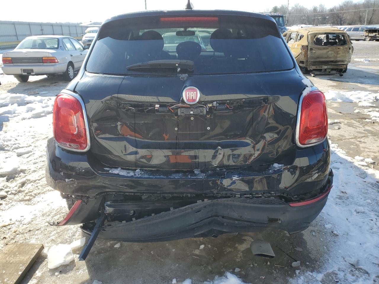 2016 Fiat 500 VIN ZFBCFXBT5GP425438 Copart auction photo, rear end damage thumbnail 6