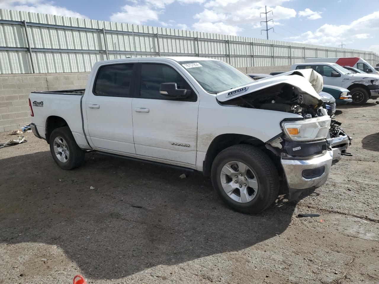 2021 RAM 1500 VIN 1C6SRFFT8MN771650 Copart auction photo, front end damage thumbnail 4