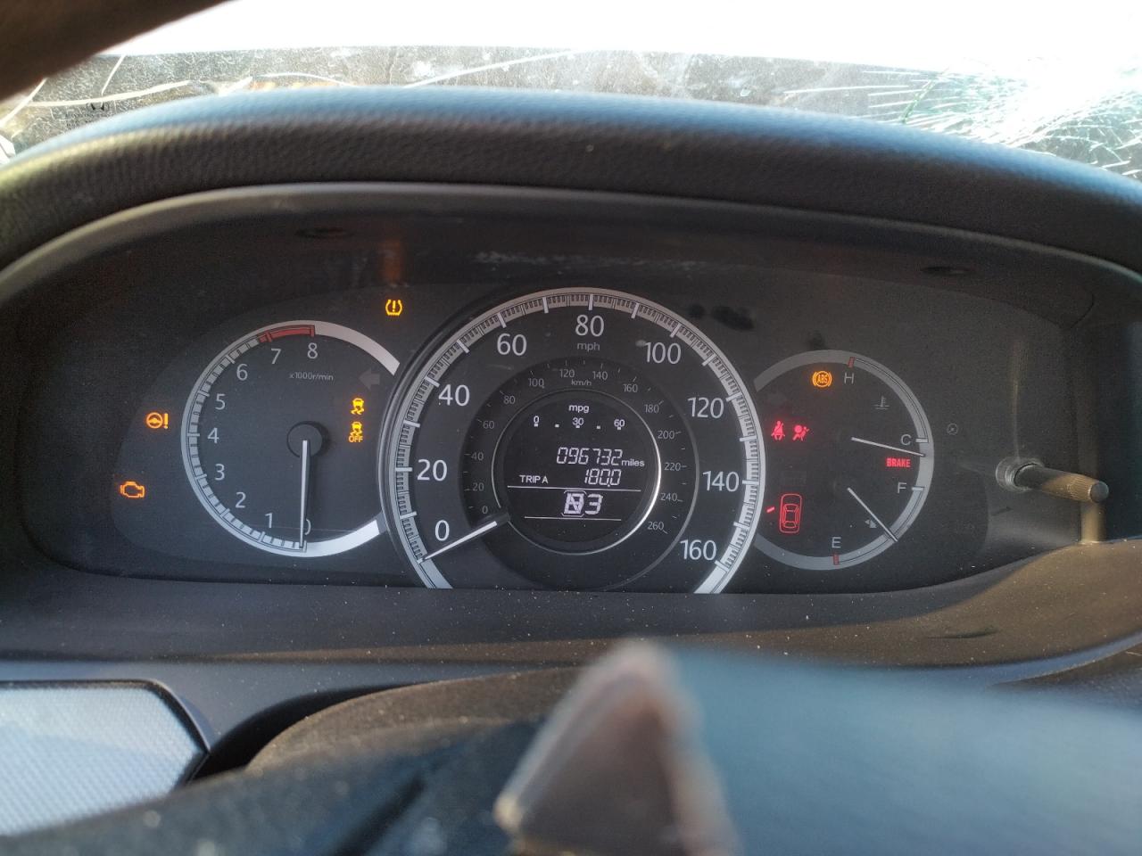 2014 Honda Accord VIN 1HGCR2F32EA154843 Copart auction photo, front end damage thumbnail 9