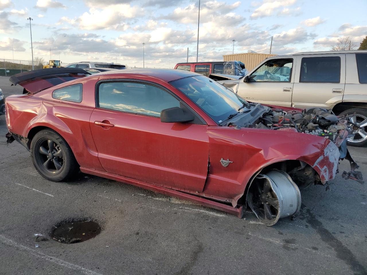 2009 Ford Mustang VIN 1ZVHT82H795101626 Copart auction photo, all over damage thumbnail 4