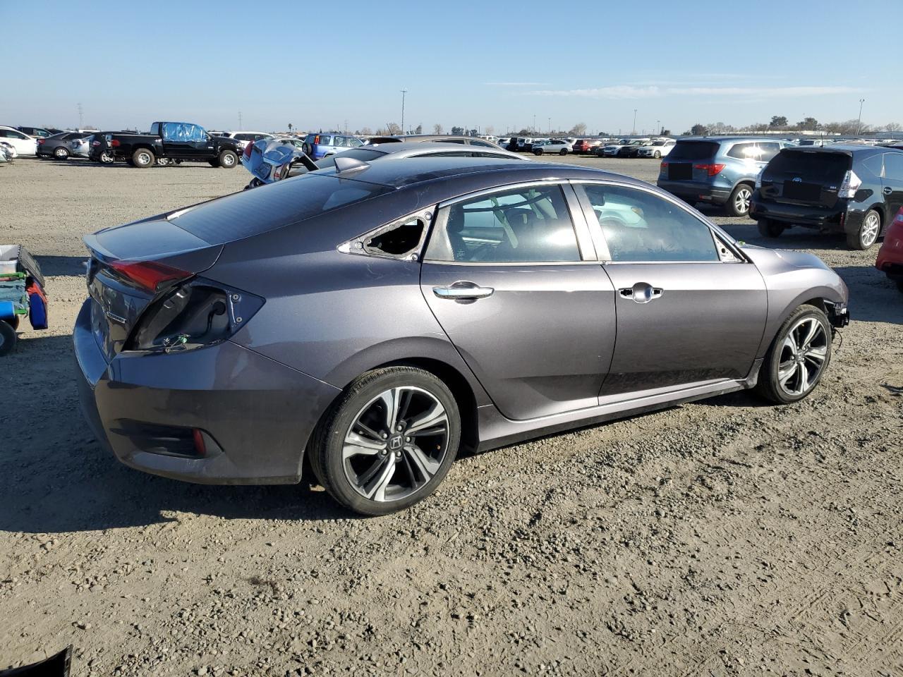 2016 Honda Civic VIN 19XFC1F90GE021557 Copart auction photo, front end damage thumbnail 3