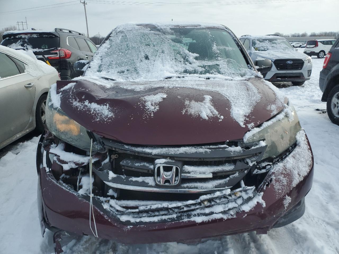 2014 Honda CR-V VIN 5J6RM4H32EL103762 Copart auction photo, front end damage thumbnail 5