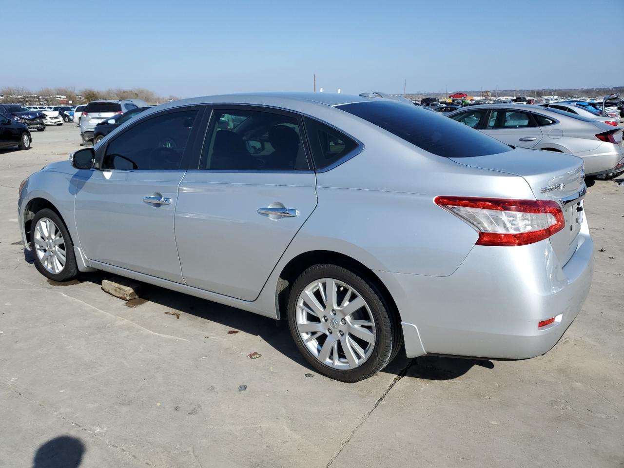 2014 Nissan Sentra VIN 3N1AB7AP6EY307756 Copart auction photo, side / damage history damage thumbnail 2