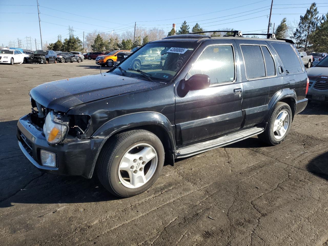 2001 Infiniti QX4 VIN JNRDR09Y21W215362