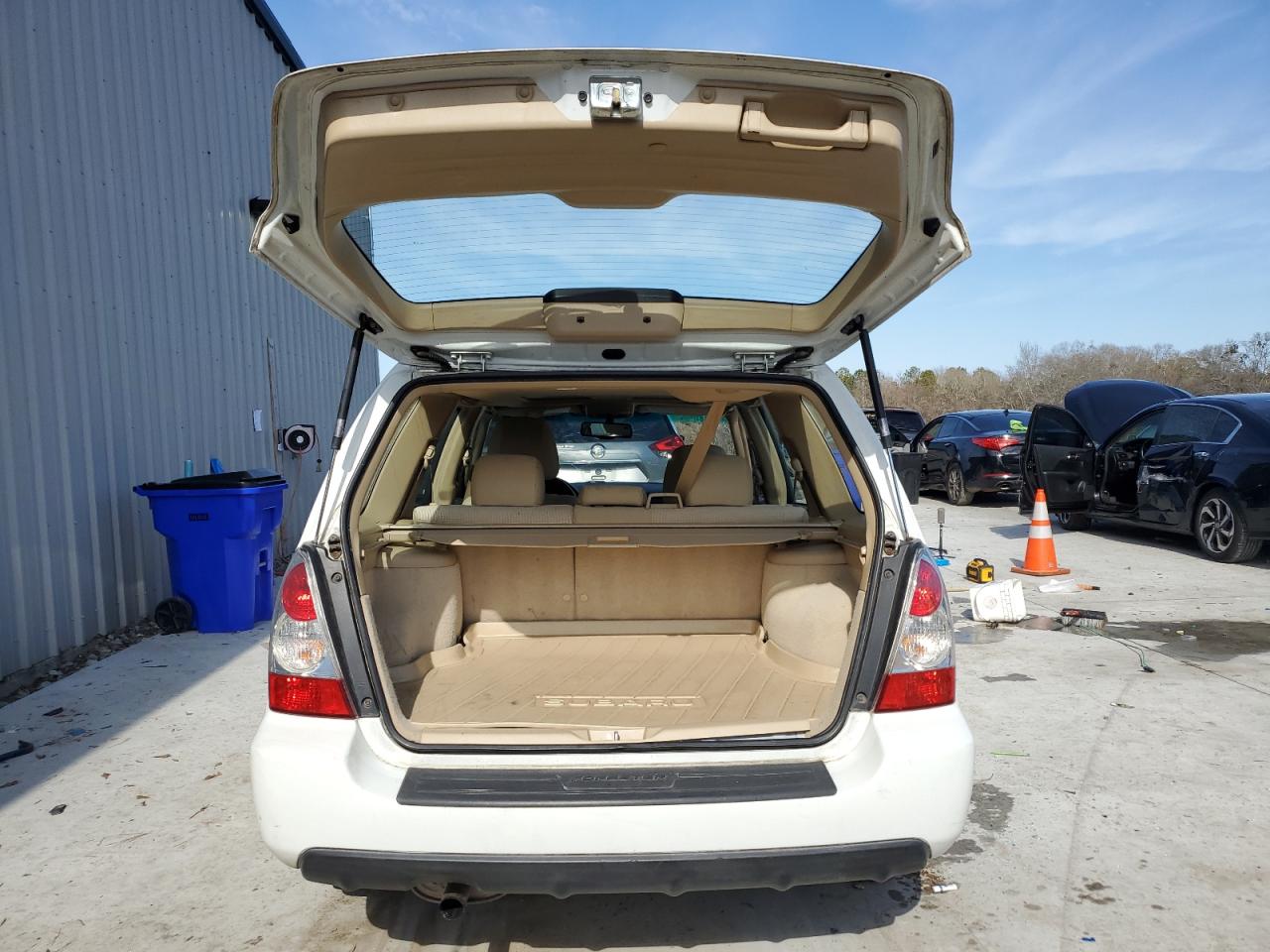 2008 Subaru Forester VIN JF1SG65658H731286 Copart auction photo, all over damage thumbnail 6