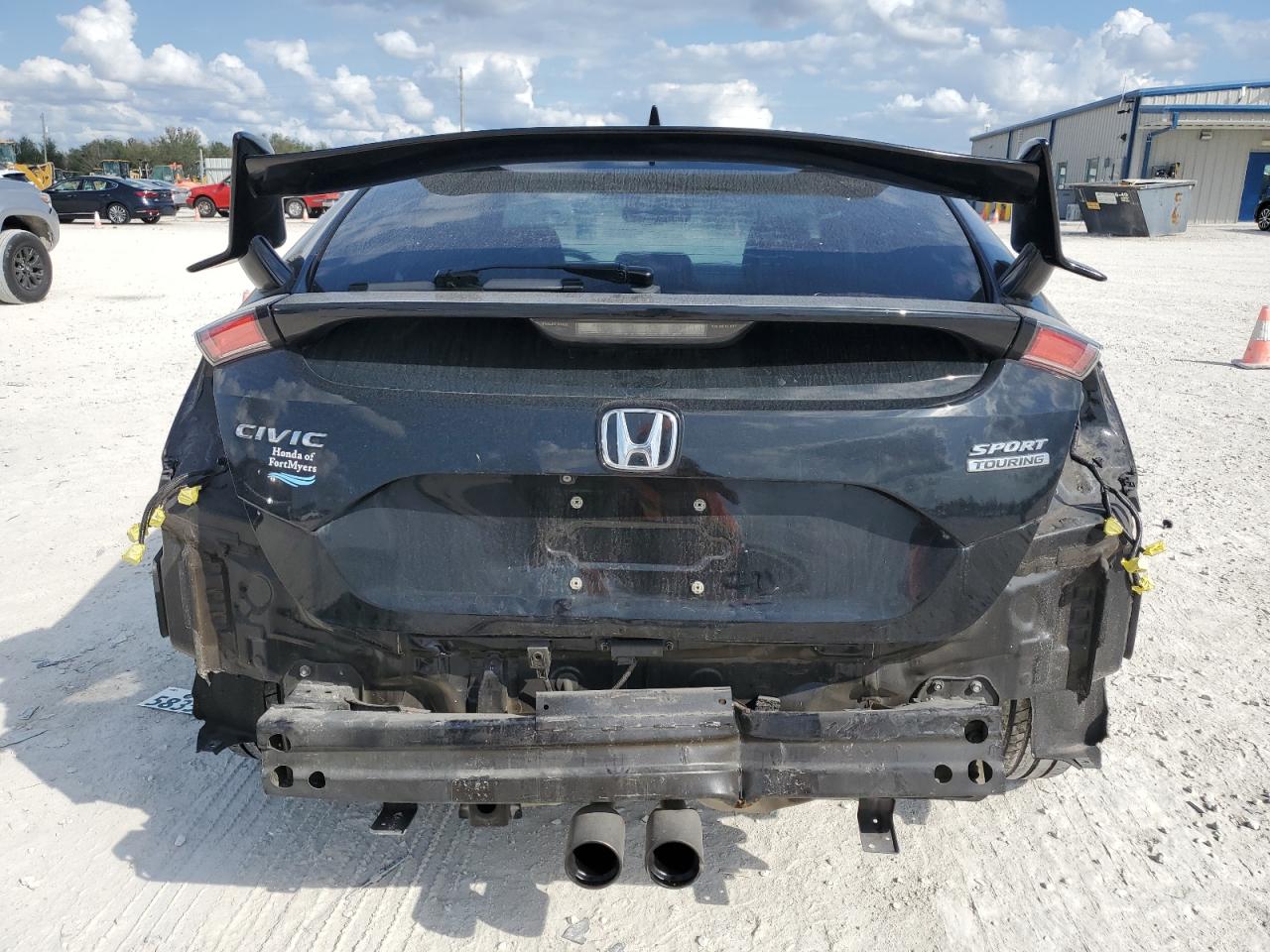 2017 Honda Civic VIN SHHFK7H94HU219006 Copart auction photo, front end / rear end damage thumbnail 6