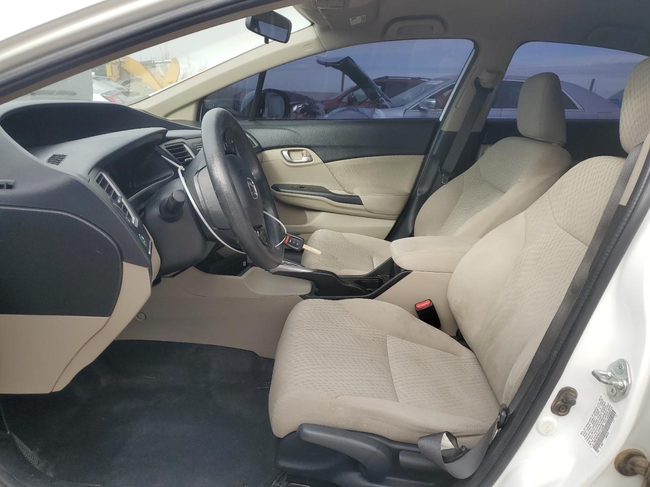 2015 Honda Civic VIN 19XFB2F52FE112236 Copart auction photo, rear end damage thumbnail 7