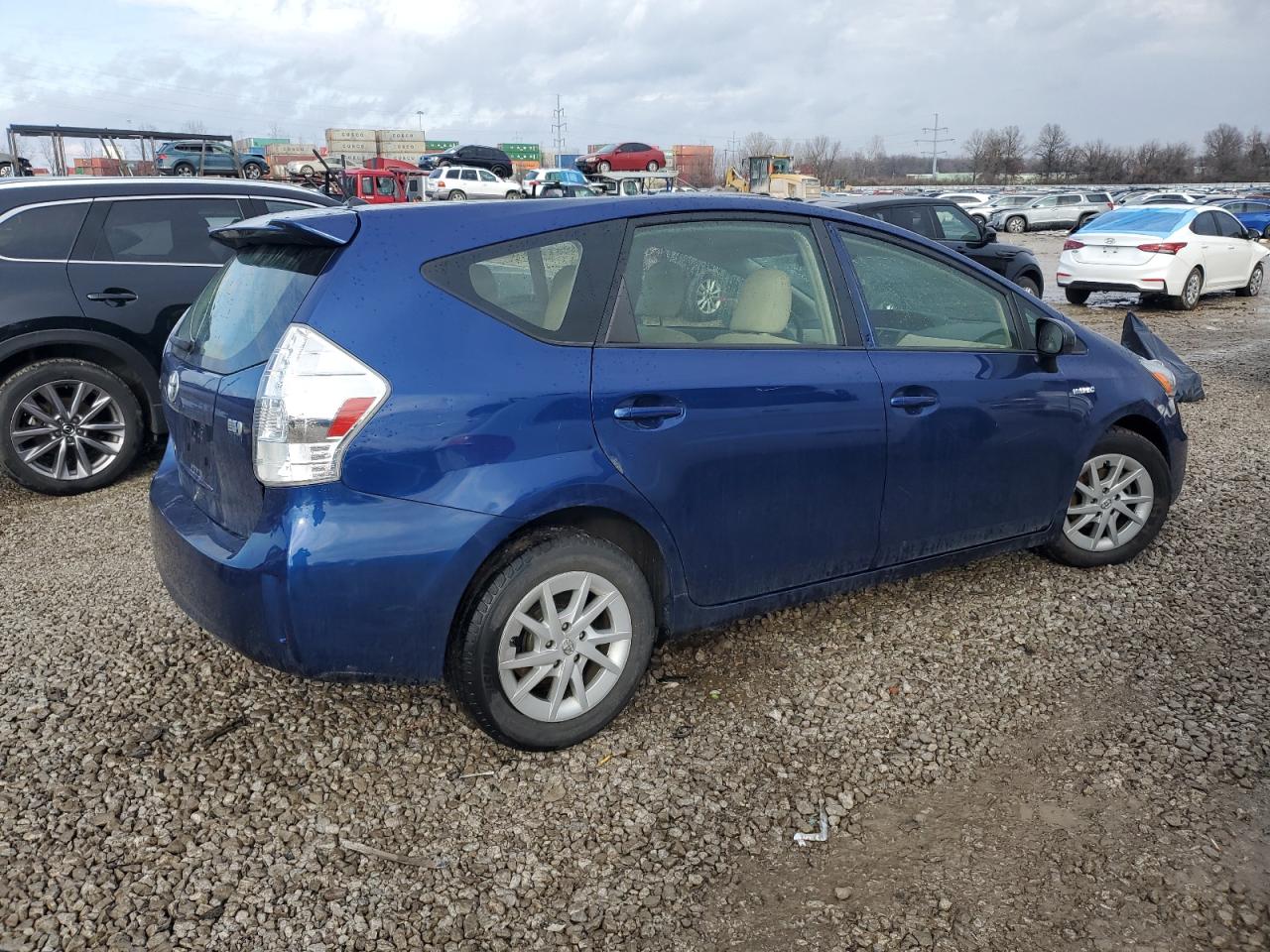 2012 Toyota Prius VIN JTDZN3EU4C3114009 Copart auction photo, side / front end damage thumbnail 3
