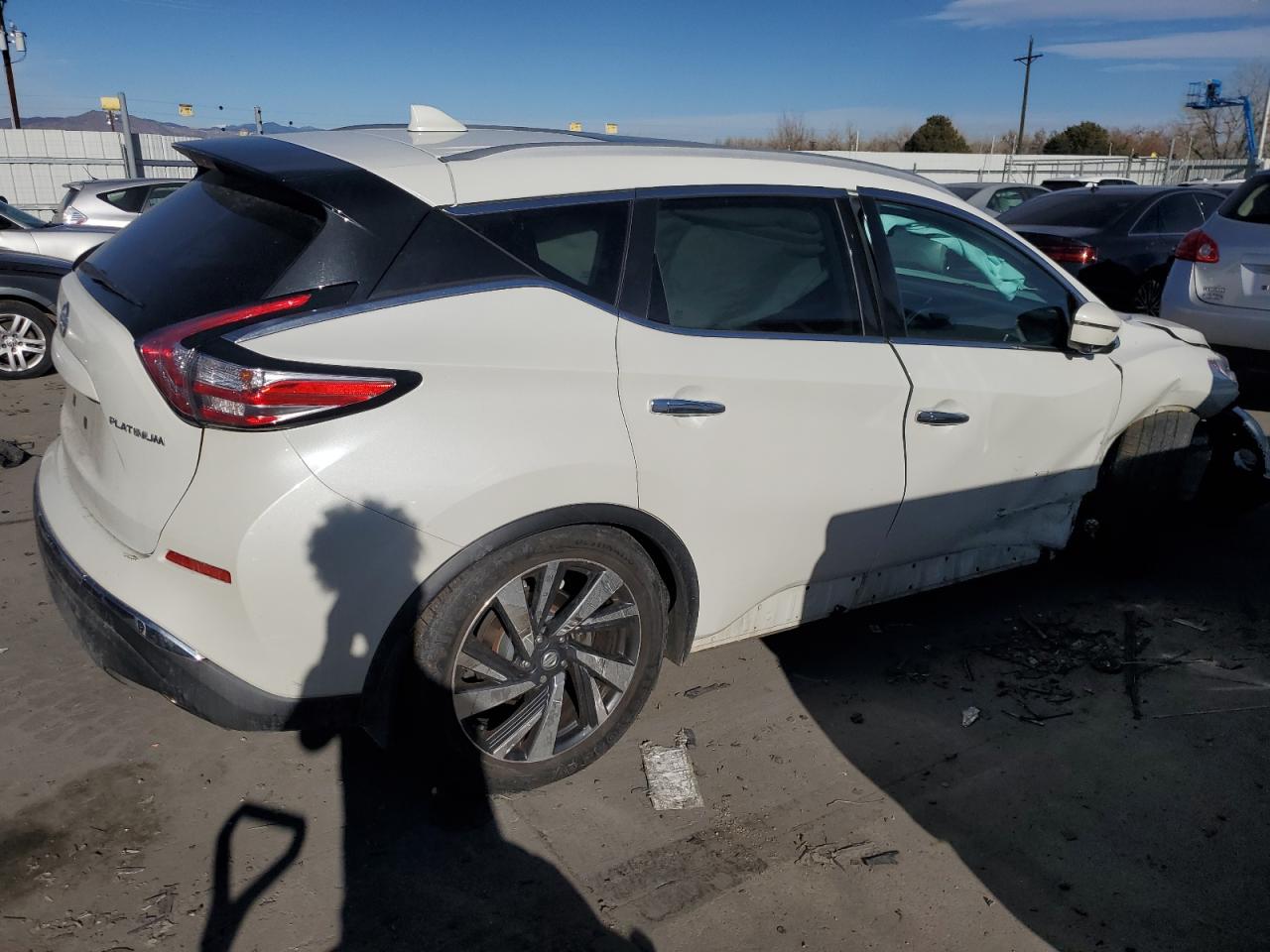 2016 Nissan Murano VIN 5N1AZ2MG9GN145804 Copart auction photo, front end damage thumbnail 3