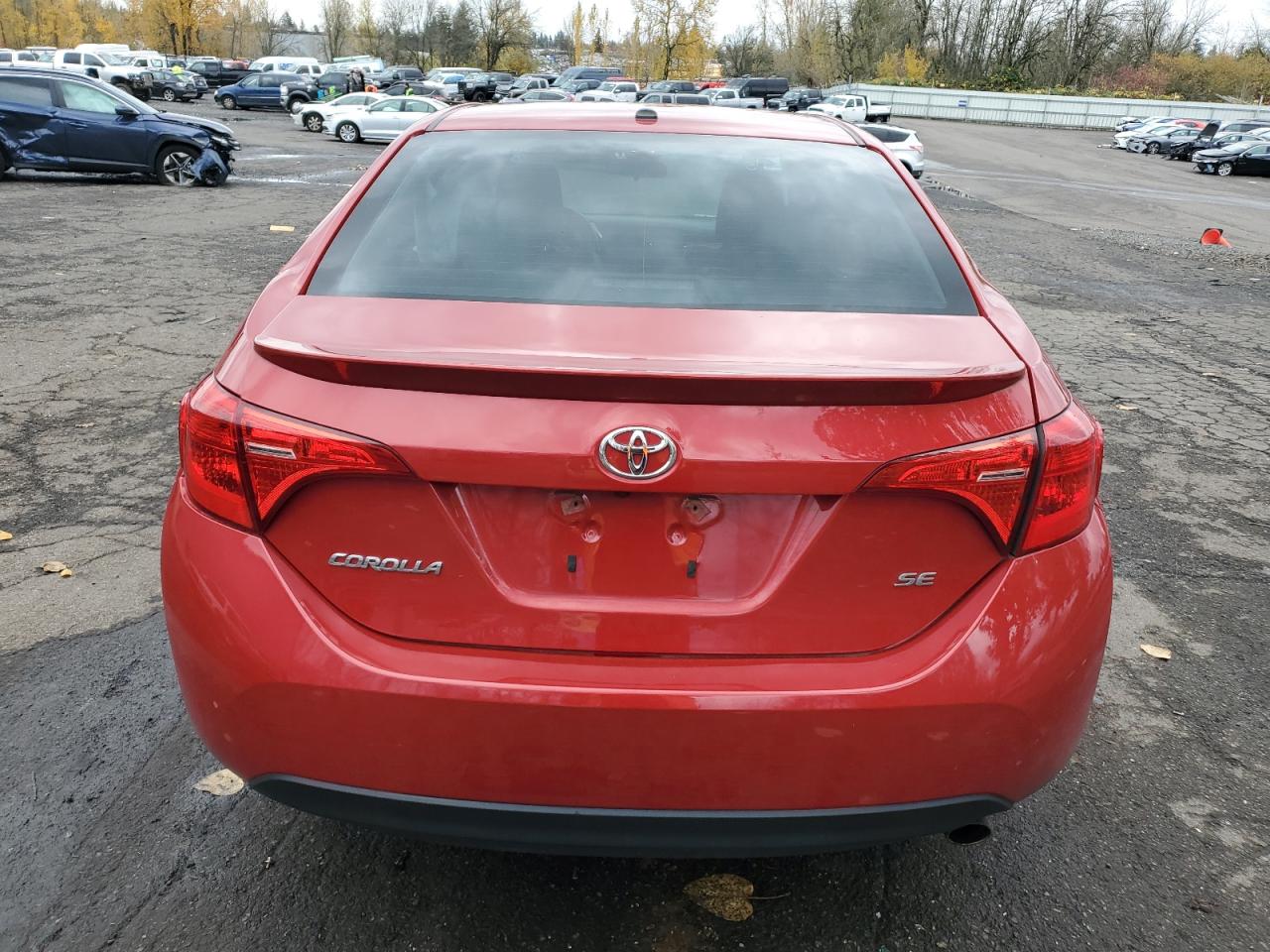 2018 Toyota Corolla VIN 2T1BURHE7JC049396 Copart auction photo, side / rear end damage thumbnail 6