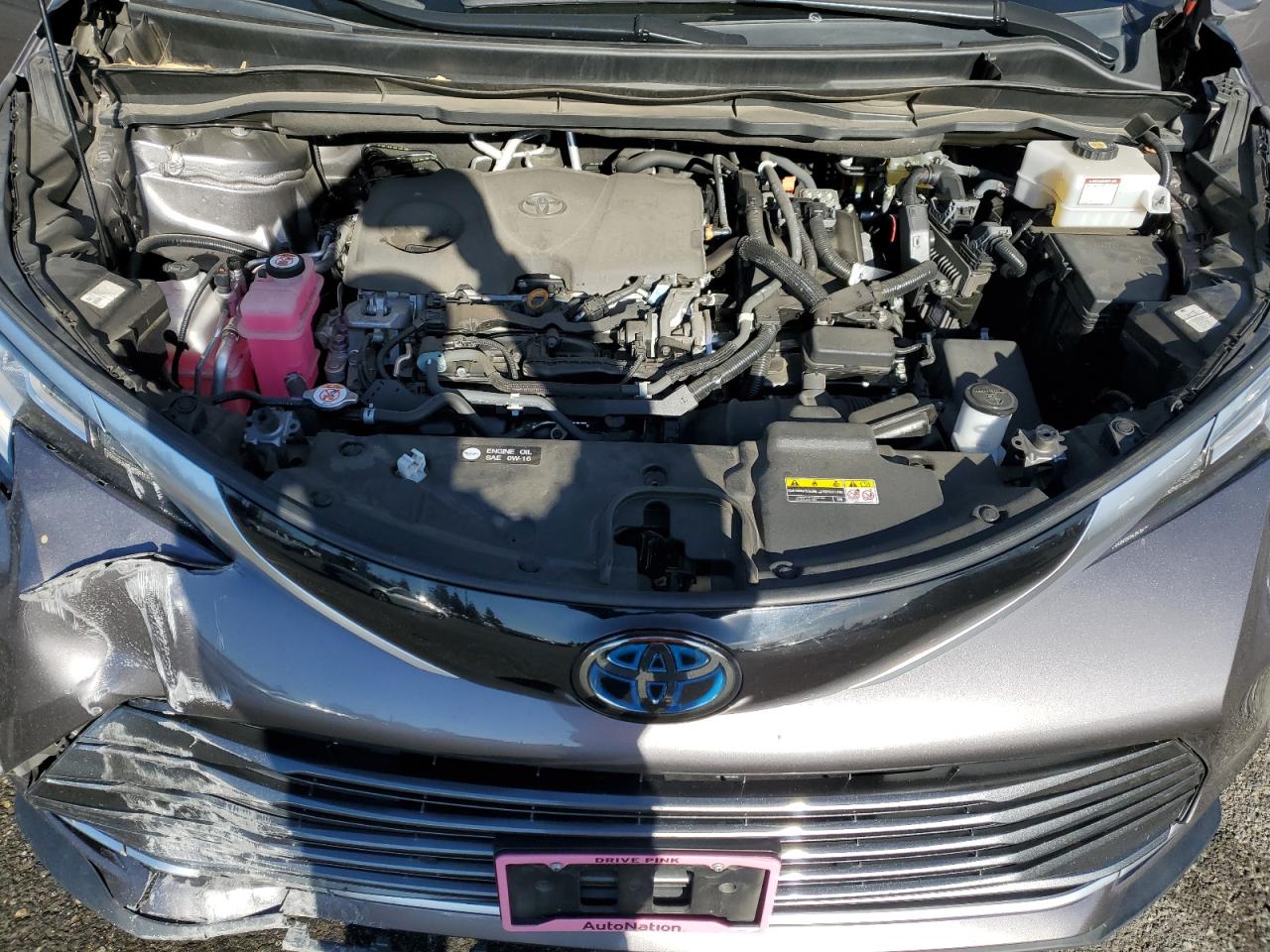2021 Toyota Sienna VIN 5TDZRKEC3MS015025 Copart auction photo, front end damage thumbnail 13