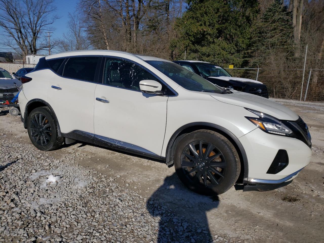 2019 Nissan Murano VIN 5N1AZ2MS8KN115559 Copart auction photo, front end / side damage thumbnail 4