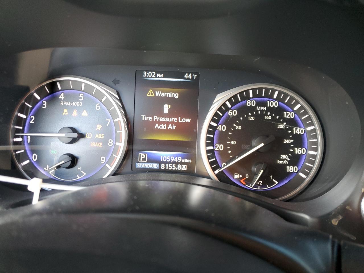 2017 Infiniti Q50 VIN JN1EV7AP4HM730609 Copart auction photo, side / front end damage thumbnail 7