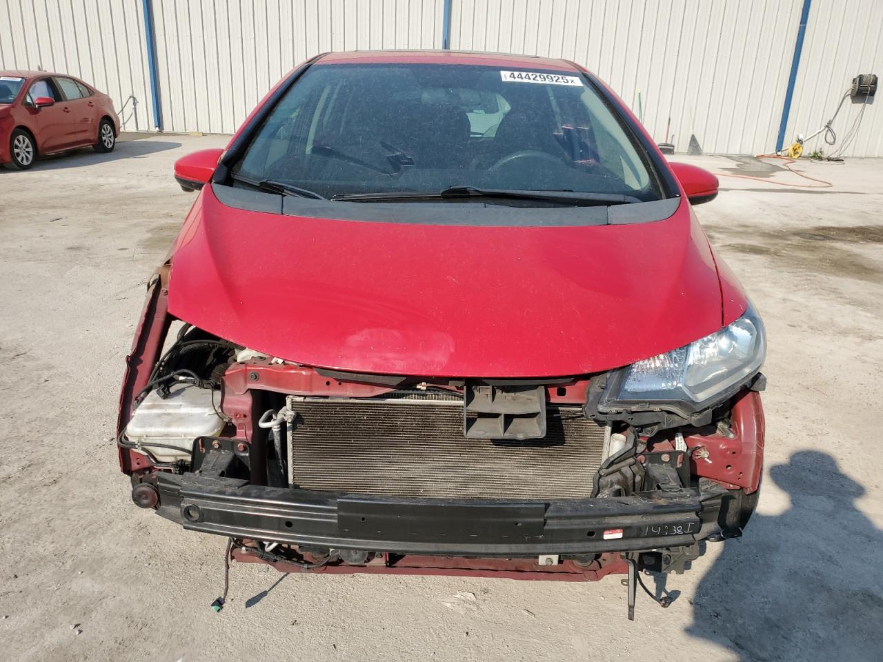 2015 Honda Fit VIN 3HGGK5H81FM711066 Copart auction photo, front end / side damage thumbnail 5