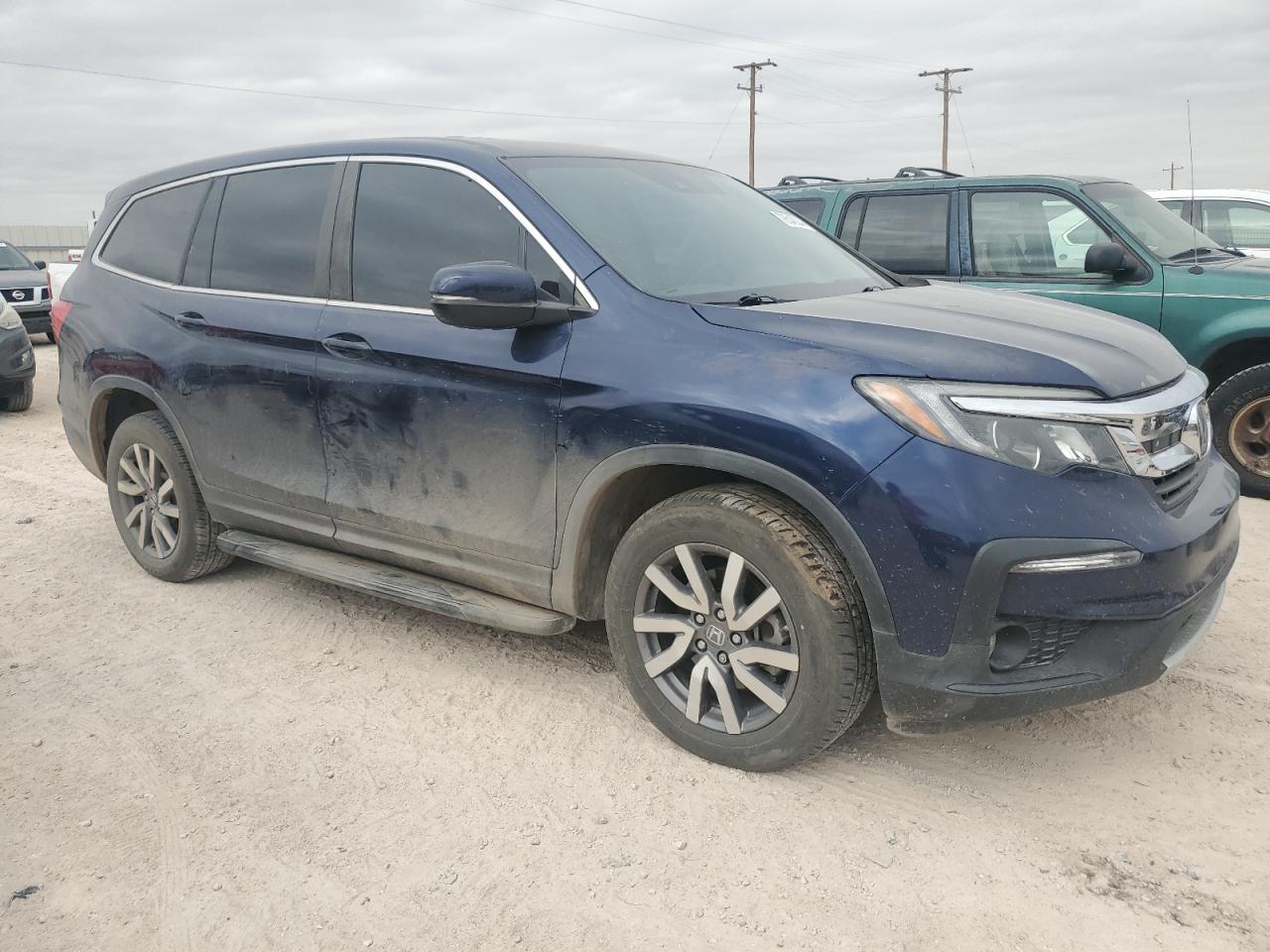 2019 Honda Pilot VIN 5FNYF6H50KB044203 Copart auction photo, water/flood damage thumbnail 4