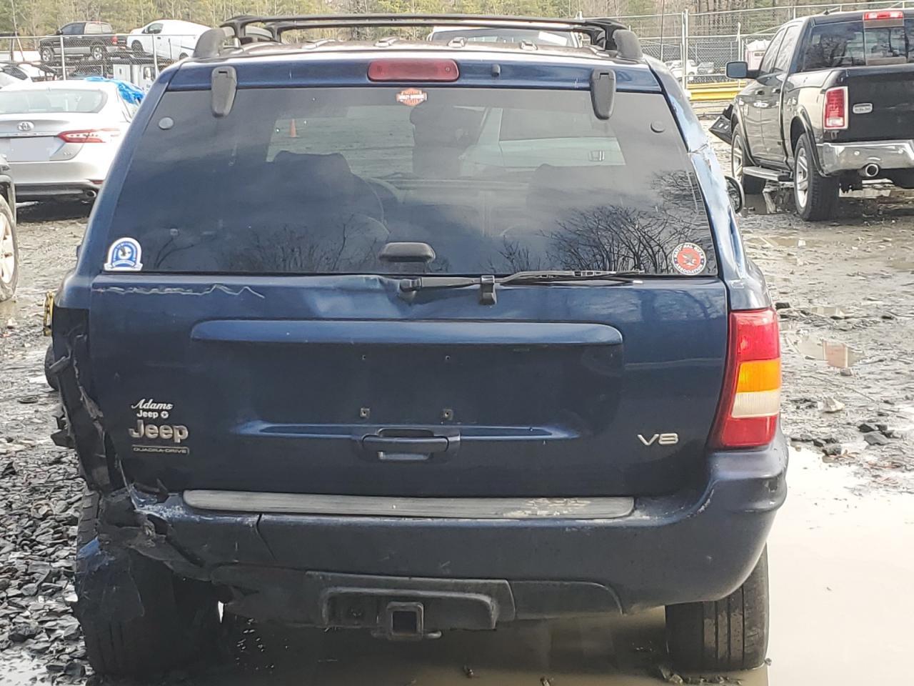 2001 Jeep Grand Cherokee VIN 1J4GW58N21C585376 Copart auction photo, all over damage thumbnail 6