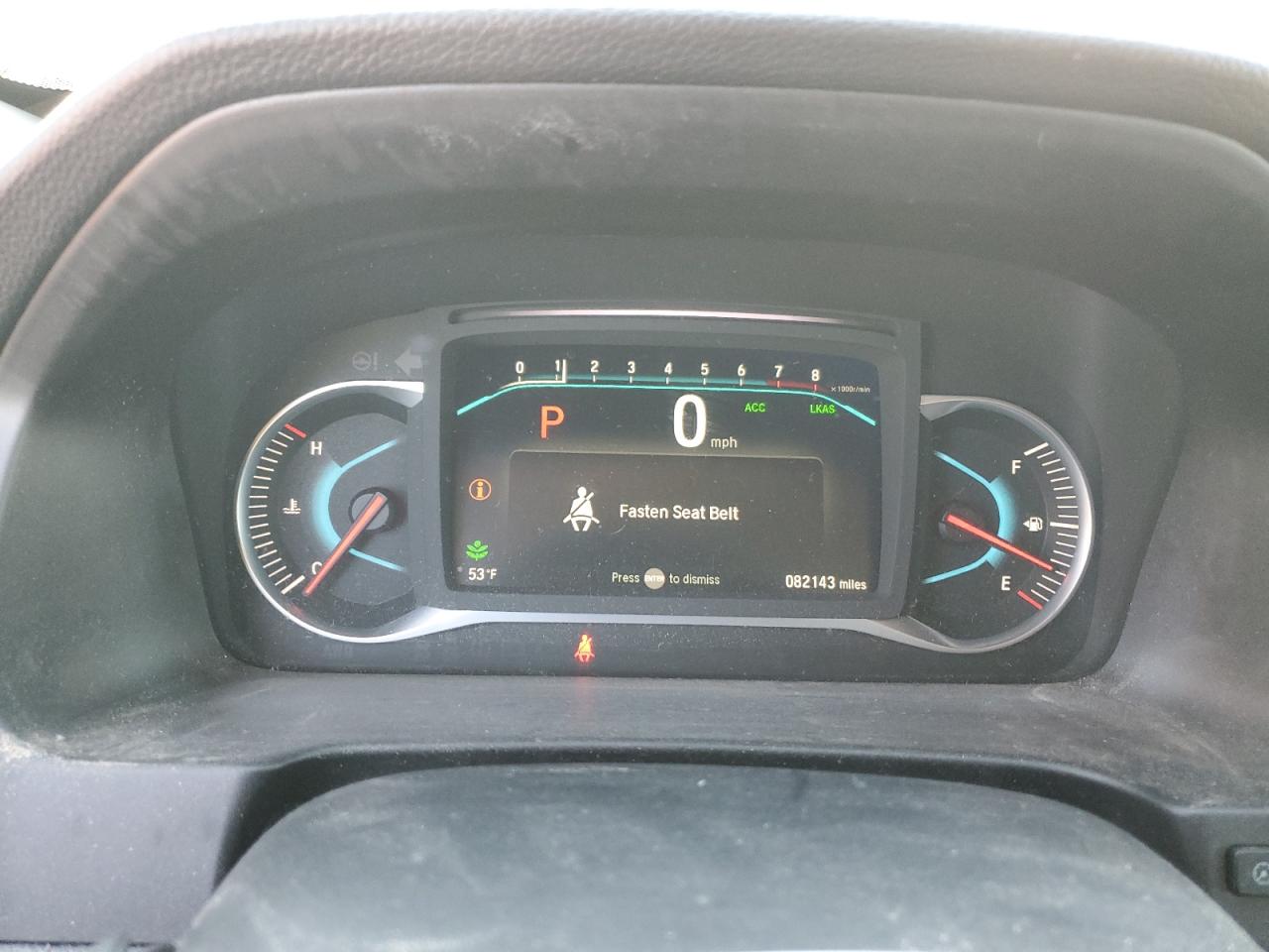 2020 Honda Pilot VIN 5FNYF6H51LB009185 Copart auction photo, hail damage thumbnail 9