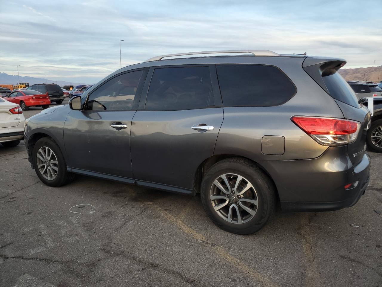 2015 Nissan Pathfinder VIN 5N1AR2MN0FC672297 Copart auction photo, side damage thumbnail 2