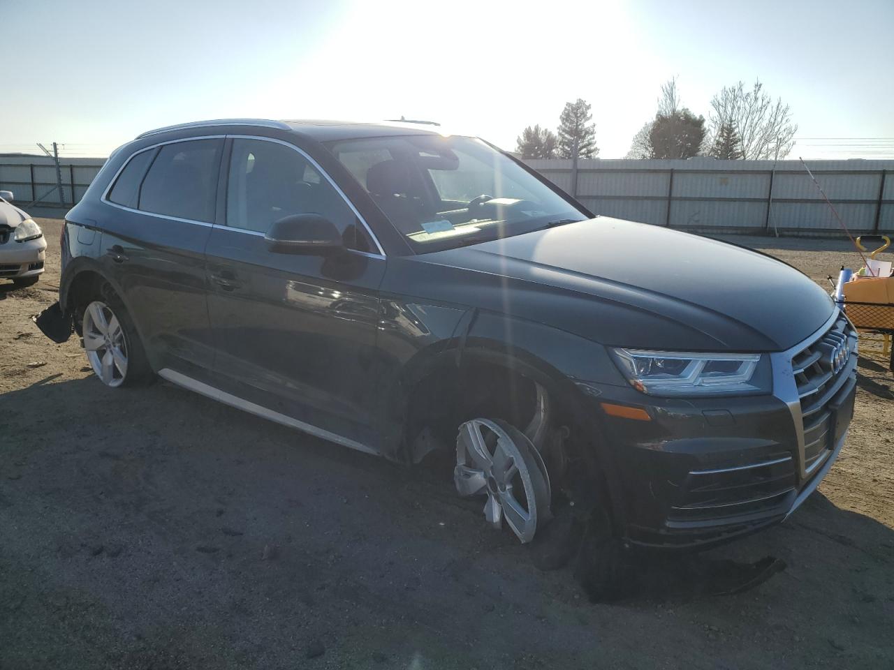 2018 Audi Q5 VIN WA1BNAFY5J2033752 Copart auction photo, front end / rear end damage thumbnail 4