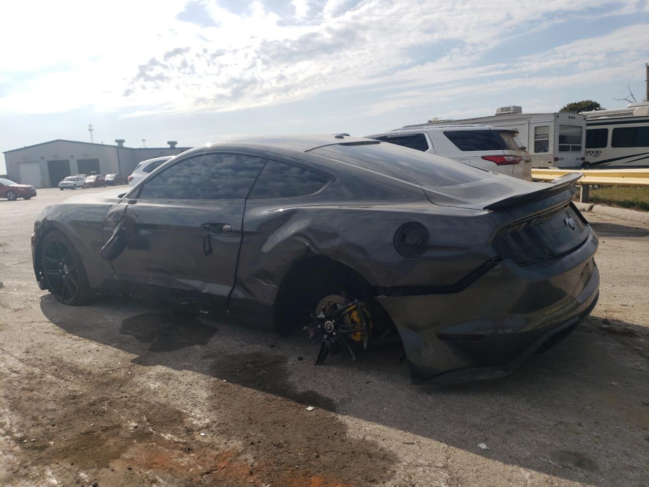 2018 Ford Mustang VIN 1FA6P8THXJ5128293 Copart auction photo, rear end / side damage thumbnail 2