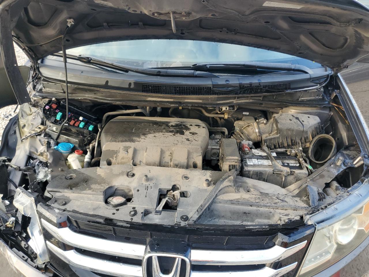 2015 Honda Odyssey VIN 5FNRL5H68FB041510 Copart auction photo, front end / side damage thumbnail 12