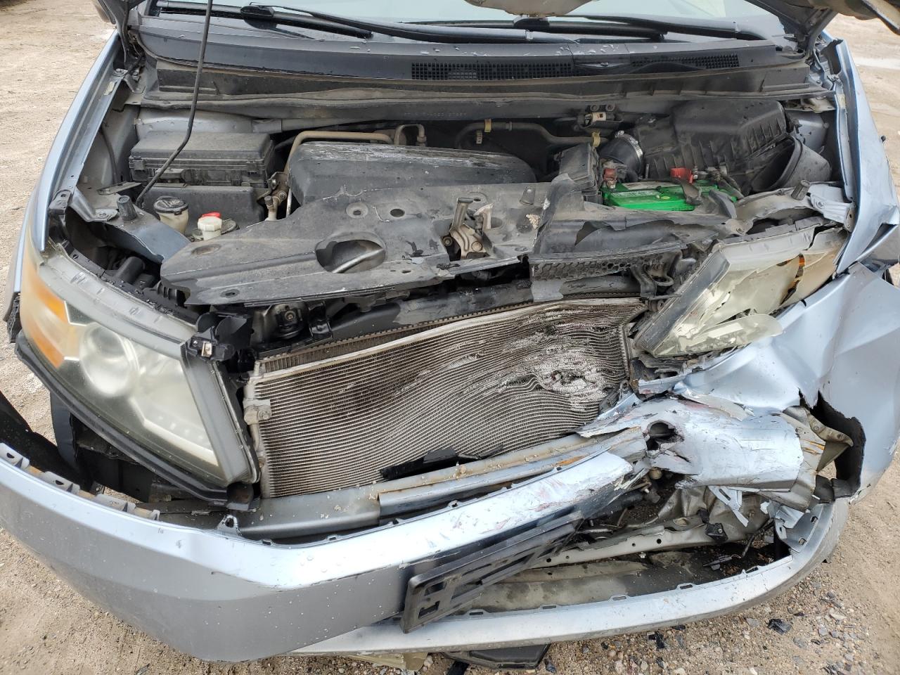2014 Honda Odyssey VIN 5FNRL5H46EB067889 Copart auction photo, front end / all over damage thumbnail 12