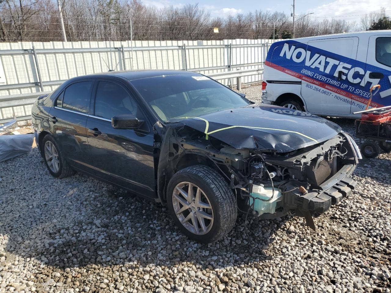 2011 Ford Fusion VIN 3FAHP0JA2BR147046 Copart auction photo, all over damage thumbnail 4