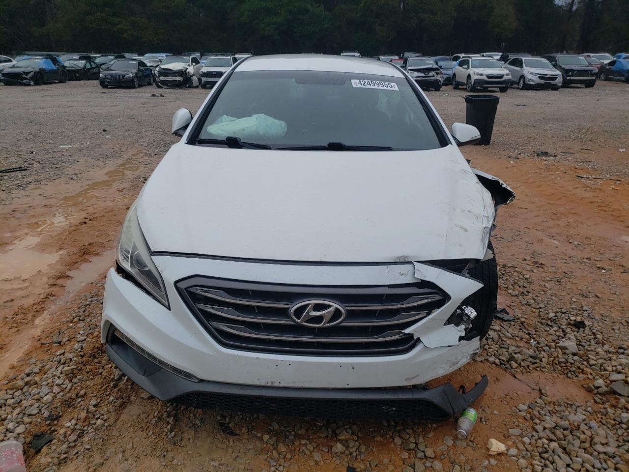 2015 Hyundai Sonata VIN 5NPE34AB4FH080483 Copart auction photo, front end damage thumbnail 5
