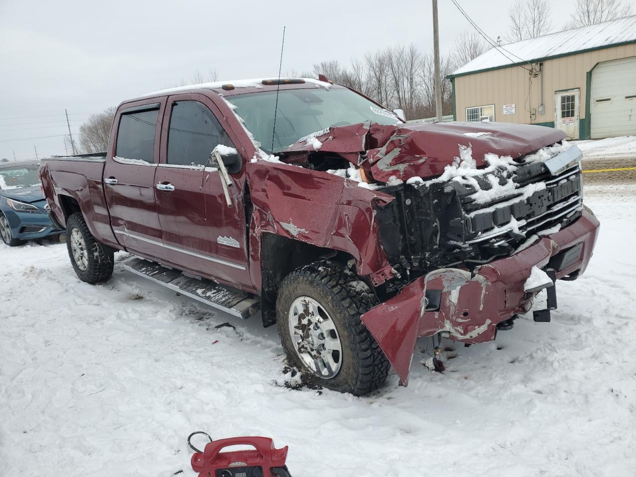 2015 Chevrolet Silverado VIN 1GC4K1E89FF655148 Copart auction photo, all over damage thumbnail 4