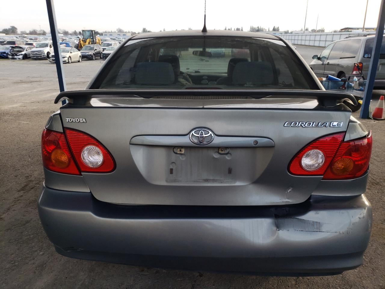 2004 Toyota Corolla VIN 1NXBR32E24Z329589 Copart auction photo, rear end damage thumbnail 6