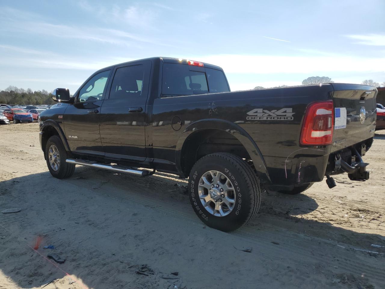 2022 RAM 2500 VIN 3C6UR5FJ7NG383885 Copart auction photo, rear end / minor dent/scratches damage thumbnail 2