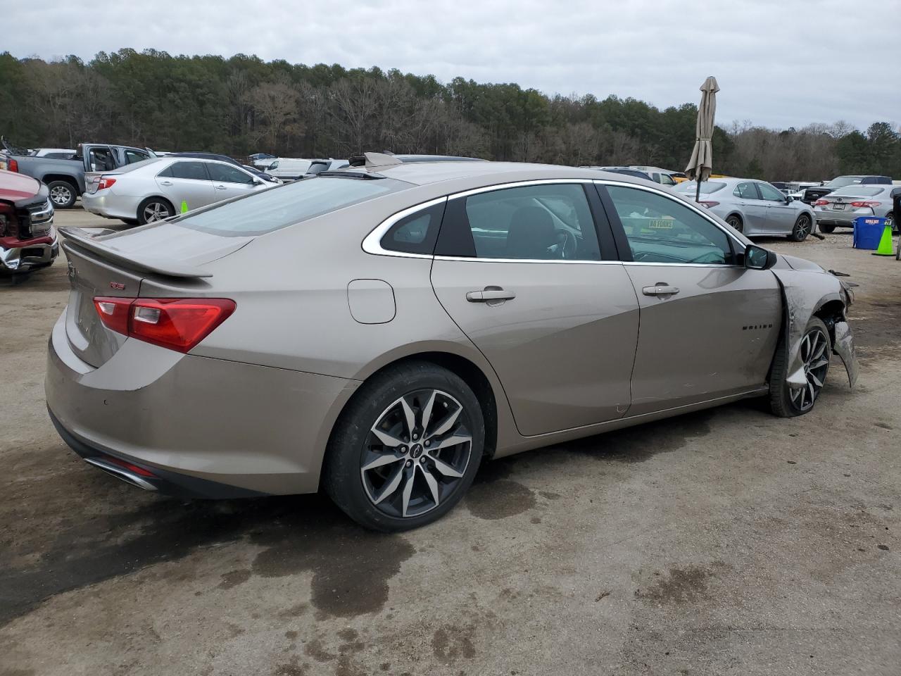 2022 Chevrolet Malibu VIN 1G1ZG5STXNF206012 Copart auction photo, front end / side damage thumbnail 3