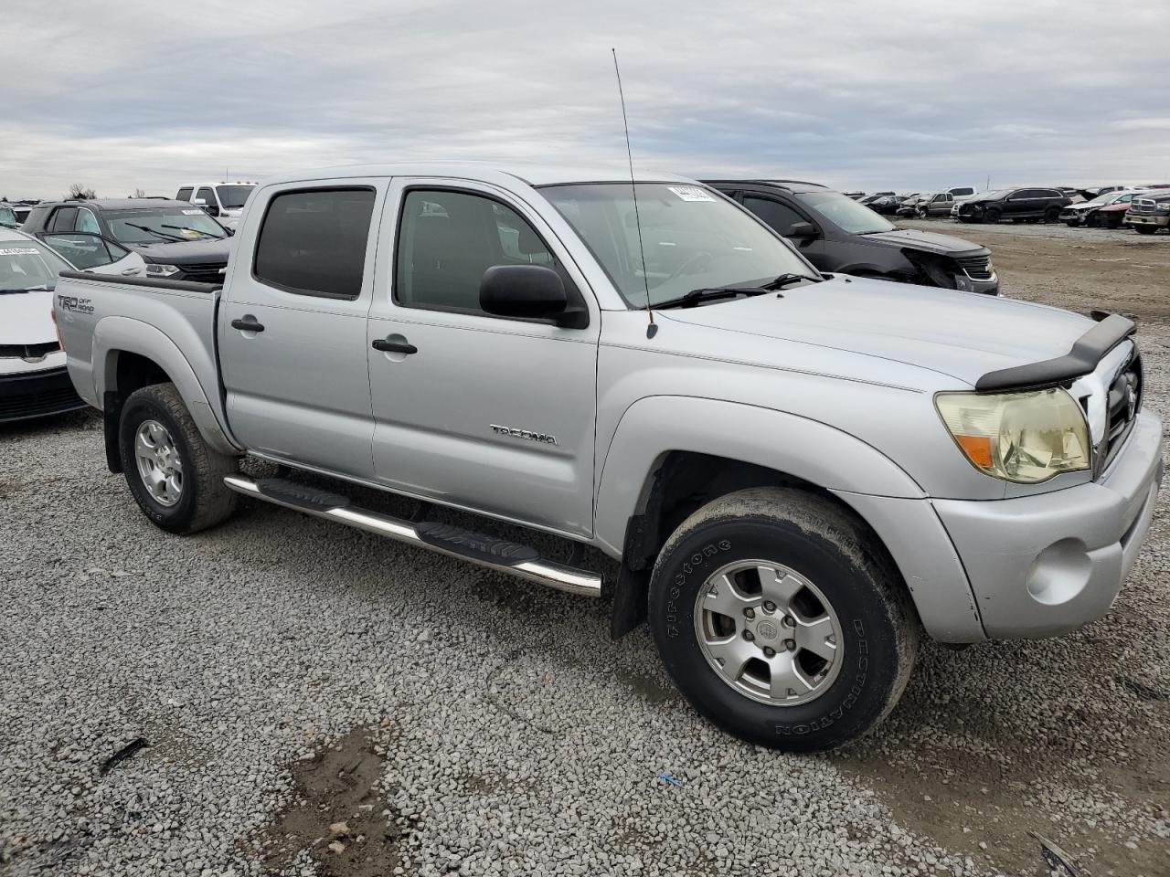 2005 Toyota Tacoma VIN 5TEJU62N75Z053290 Copart auction photo, rear end damage thumbnail 4