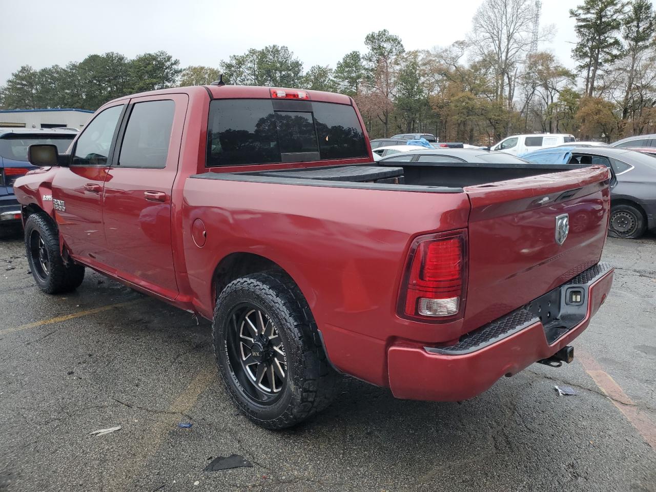 2013 RAM 1500 VIN 1C6RR6MT8DS724427 Copart auction photo, front end damage thumbnail 2