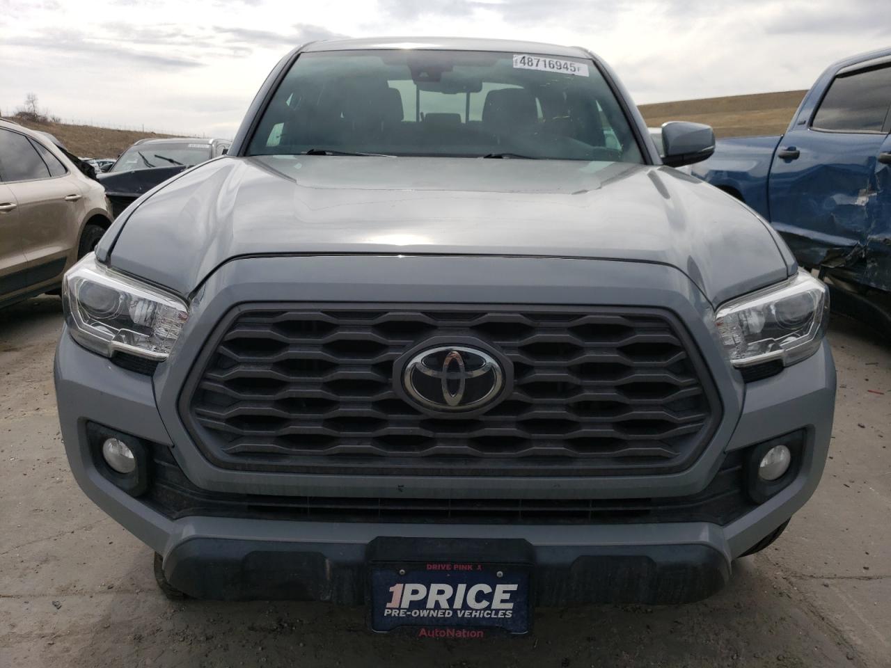 2020 Toyota Tacoma VIN 3TMCZ5AN2LM361791 Copart auction photo, rear end / rollover damage thumbnail 5