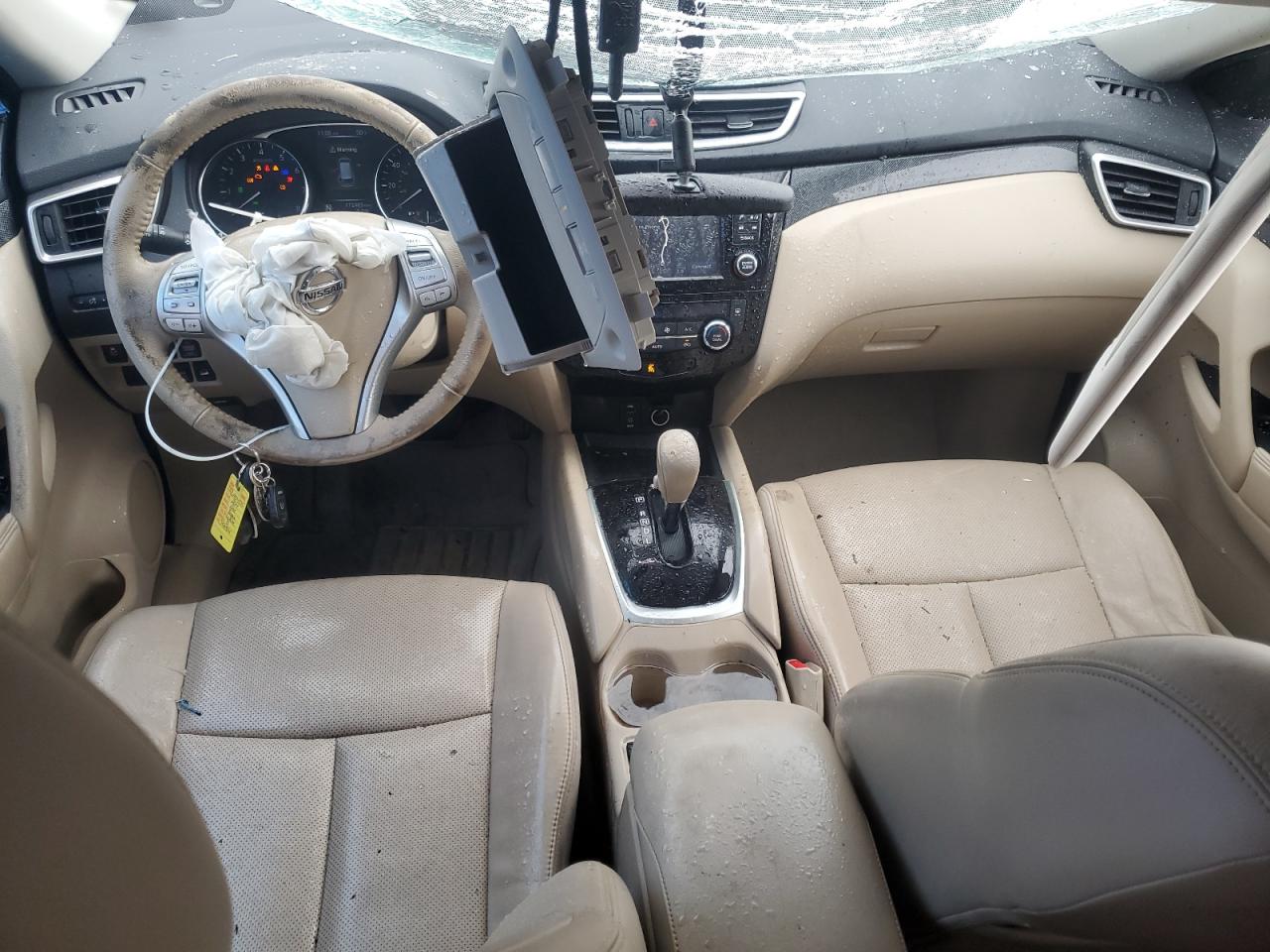 2014 Nissan Rogue VIN 5N1AT2MV7EC758514 Copart auction photo, rollover / minor dent/scratches damage thumbnail 8