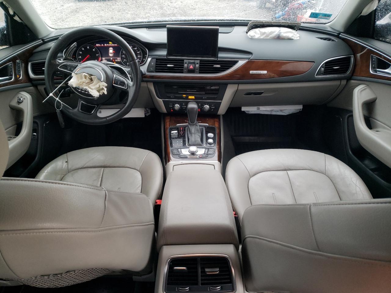 2016 Audi A6 VIN WAUFGAFC2GN048218 Copart auction photo, front end / side damage thumbnail 8