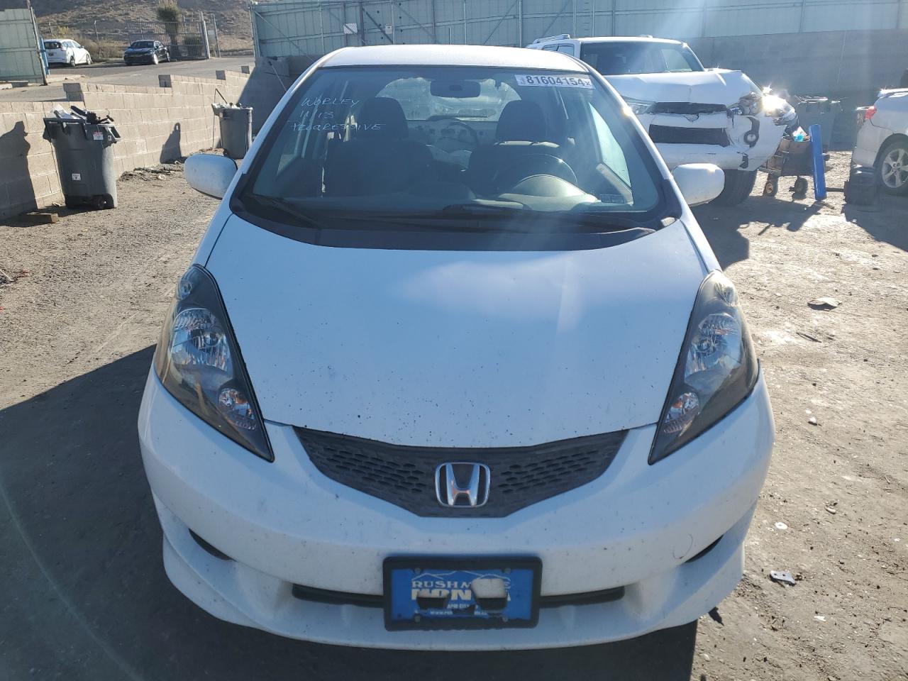 2011 Honda Fit VIN JHMGE8H55BC000512 Copart auction photo, rear end / front end damage thumbnail 5